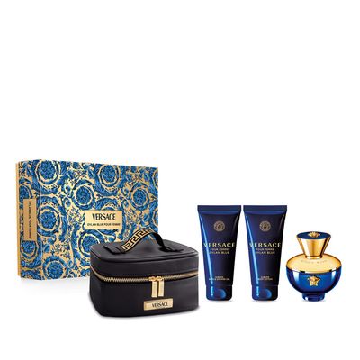 VERSACE POUR FEMME DYLAN BLUE EDP 100 +S/G 100 +B/L 100 +GWP