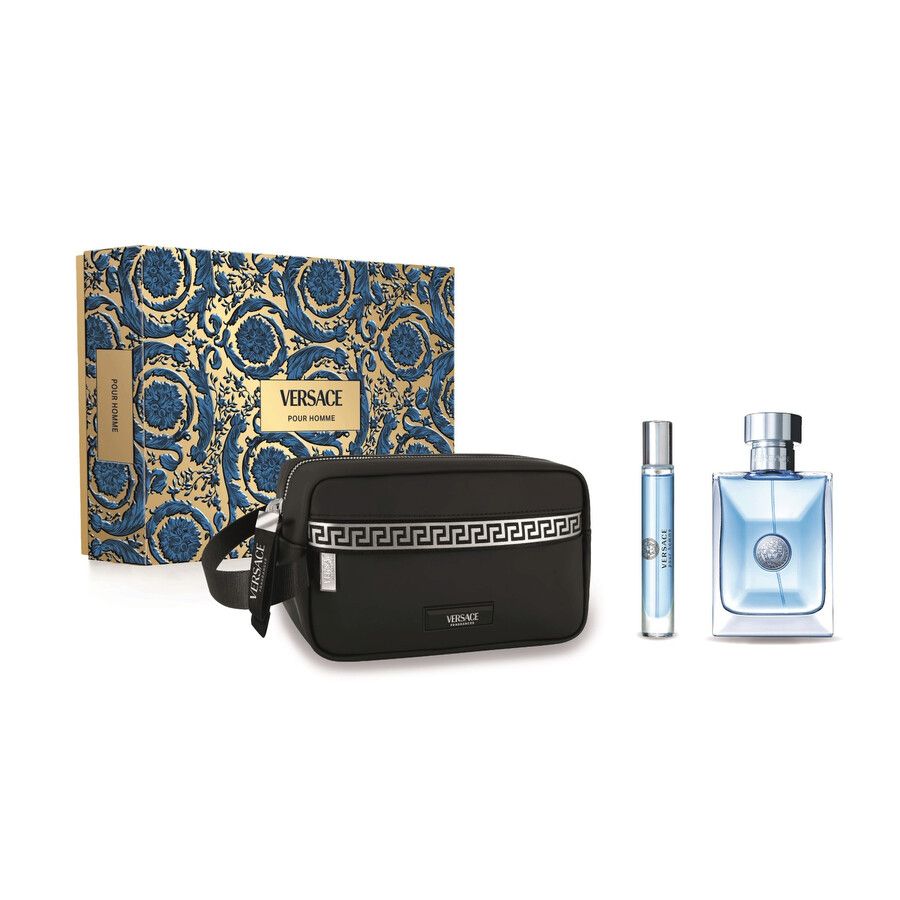 VERSACE POUR HOMME EDT 100 + TRAVEL SPRAY 10ML + GWP