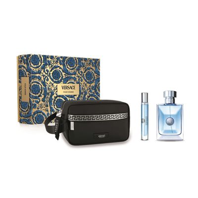 VERSACE POUR HOMME EDT 100 + TRAVEL SPRAY 10ML + GWP