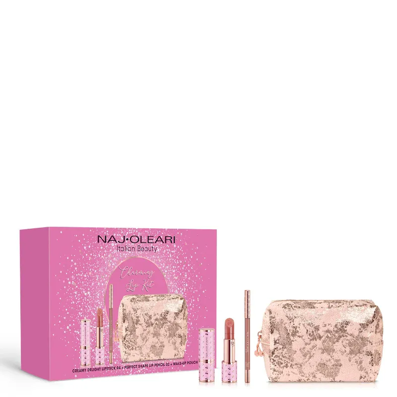 NAJ OLEARI CREAMY DELIGHT LIPSTICK 04 + LIP PENCIL 02