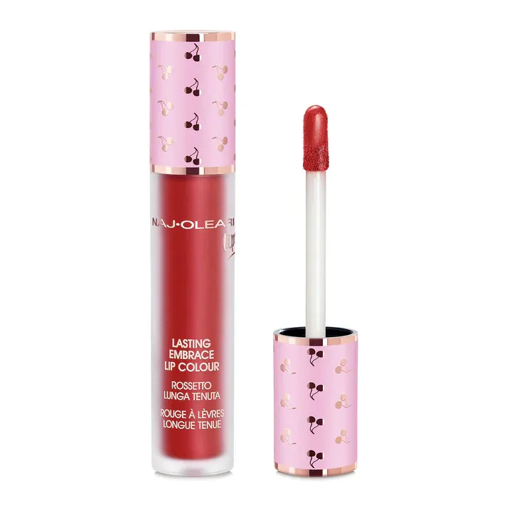 NAJ OLEARI LASTING EMBRACE LIP COLOUR METALLIC RED 12