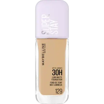 MAYBELLINE SUPER STAY UP TO 30H LUMI MATTE FOUNDATION 129