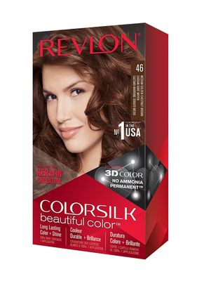 REVLON COLORSILK 3D ULTRALIGHT MEDIUM GOLDEN CHESTNUT BROWN