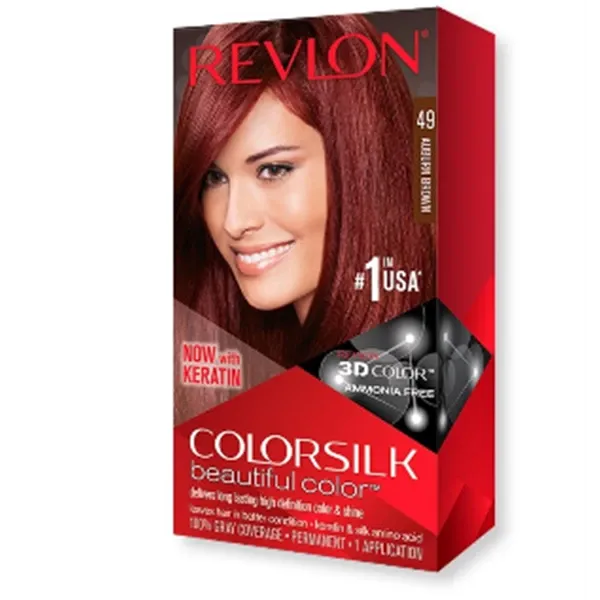 REVLON COLORSILK 3D ULTRALIGHT AUBURN BROWN 049
