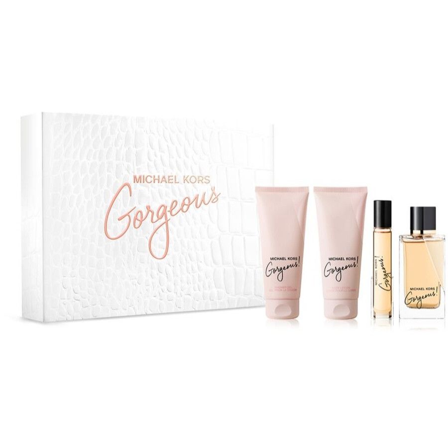 MICHAEL KORS GORGEOUS SET EDP 100ML+BL 100+SG 100+ EDP TS 10 MICHAEL KORS GORGEOUS SET EDP 100ML+BL 100+SG 100+ EDP TS 10