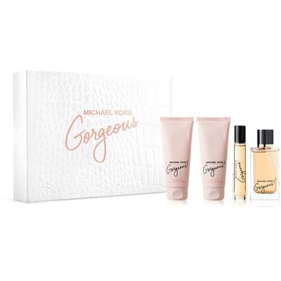 MICHAEL KORS GORGEOUS SET EDP 100ML+BL 100+SG 100+ EDP TS 10 MICHAEL KORS GORGEOUS SET EDP 100ML+BL 100+SG 100+ EDP TS 10