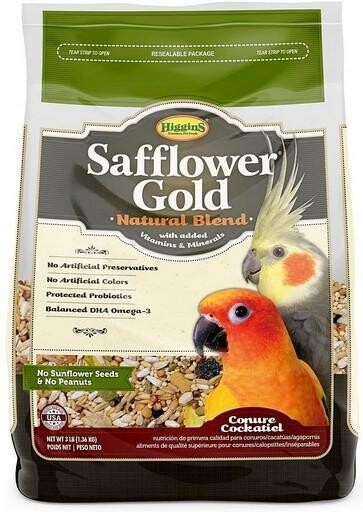 Safflower Gold Cn/cockatiel  Natural blend 3lb