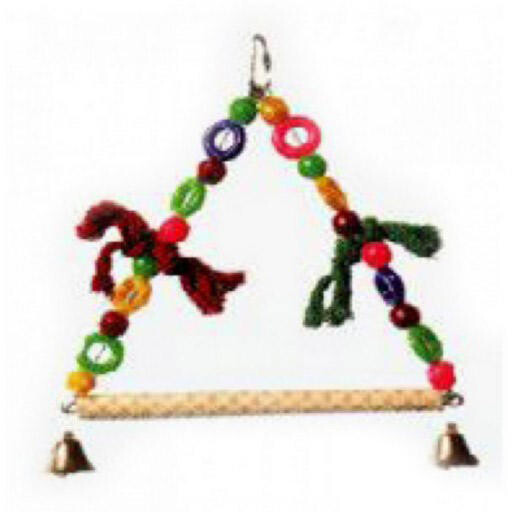 BEAKS! Plastic Hanging Triangle Swing 10in