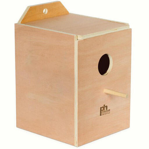 Nid Interne pour Inseparable, en Bois