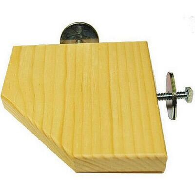 ZOOMAX JOUET C.S. OISEAUX TABLETTE DE COIN CAGE 5''X5''+ANGLE T4022