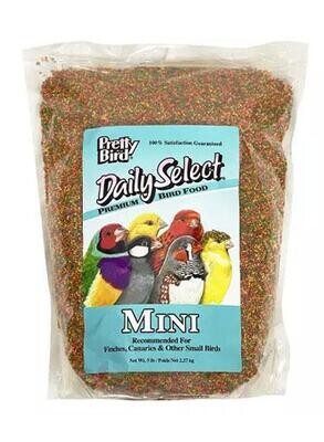 Pretty Bird Daily Select Prenium Bird Food Mini 5lb