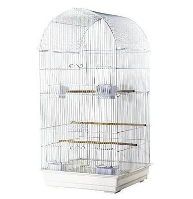 CAGE VOLIERE KAURI  48X48X91CM (19X19X36'') BLANC