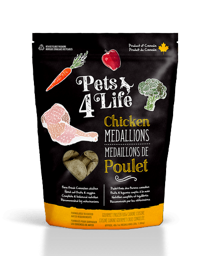 Pets4Life medaillons Poulet 3lb