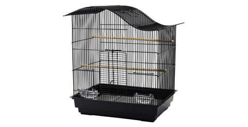 CAGE ABELIA 46X36X53CM (18X14X21&#39;&#39;) NOIR