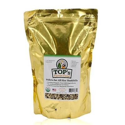 TOP's Parrot Food Pellets pour becs crochus de toutes tailles 1lb