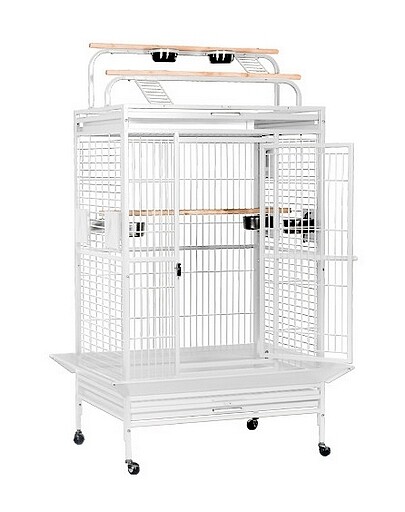 Cage King Cage 36x28x71 -- Blanc