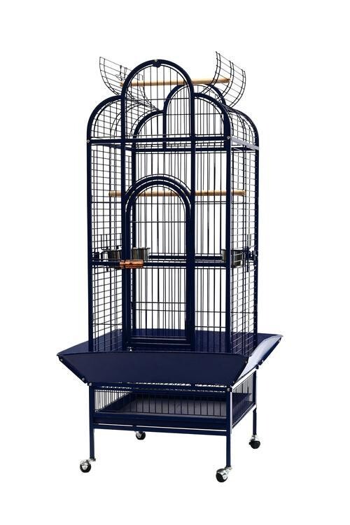 CAGE CYPRES AVEC TOIT OUVRANT 79X79X165CM (23X23X65&#39;&#39;)