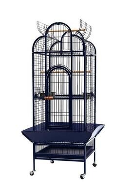 CAGE CYPRES AVEC TOIT OUVRANT 79X79X165CM (23X23X65'') CAGE CYPRES AVEC TOIT OUVRANT 79X79X165CM (23X23X65'')
