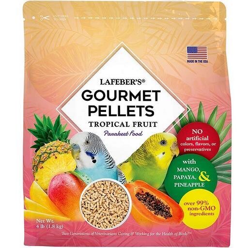 Lafeber/ Tropical Fruit Pellets Parakeet 4lb