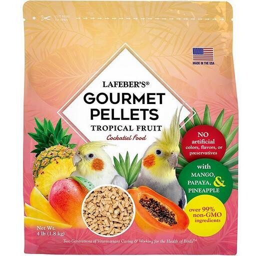 Lafeber / Tropical Fruit Pellets Cockatiel 4lb