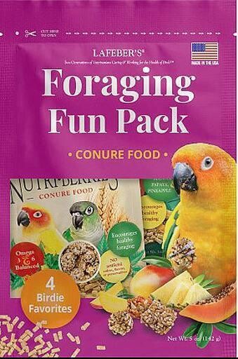 Lafeber/ Foraging Fun Pack Conure 5oz