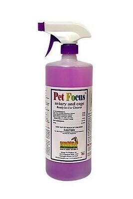 Pet Focus aviary & cage cleaner 32oz