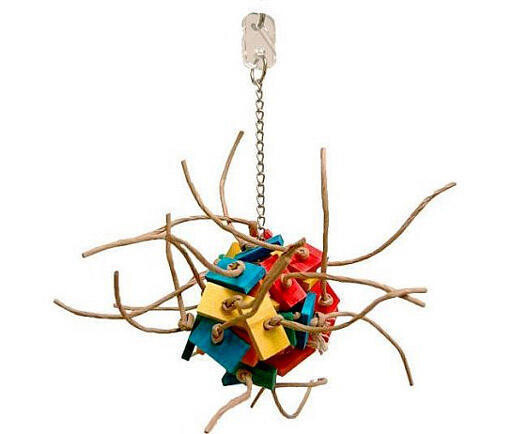 ZOOMAX JOUET OISEAUX FIREBALL SMALL  (12&#39;&#39; X 9&#39;&#39;) 758