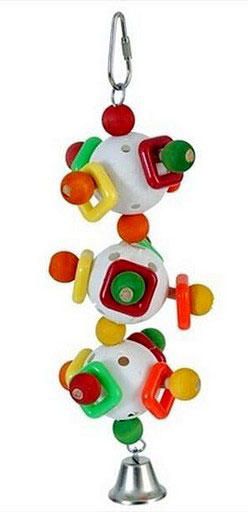 Balle Triple 3D avec cloche 4''x9''