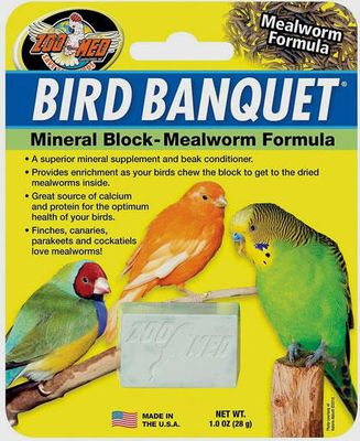 Zm/ Bird Banquet Block/ Mealworm/ Petit