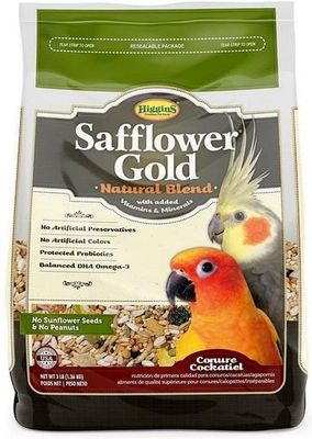 Safflower Gold Cn/cockatiel Natural blend 3lb Safflower Gold Cn/cockatiel Natural blend 3lb