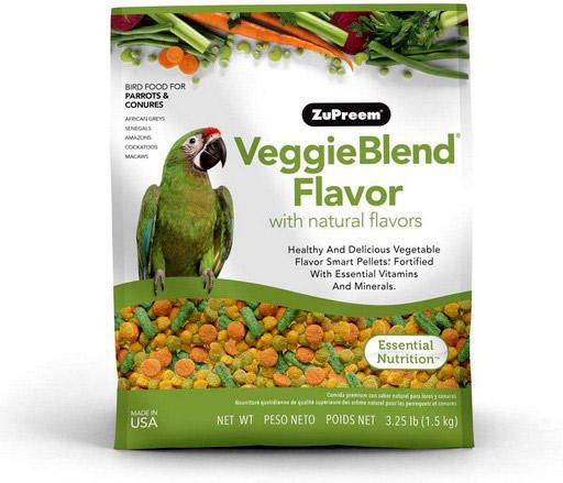 ZuPreem VeggieBlend Med/Lg&amp;Lg 3.25lb