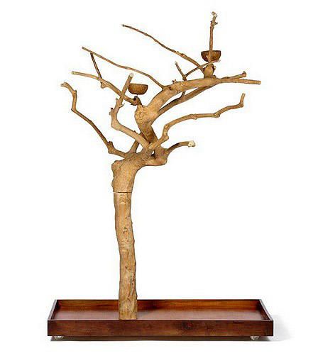 Arbre Perchoir Petit (style1) 48&#39;&#39;x23&#39;&#39;x65-71&#39;&#39;