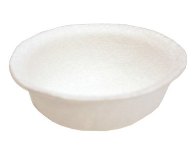 Feutre en coton 15cm diam (10un)