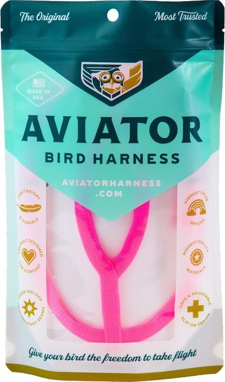 Aviator Harnais Petit Rose