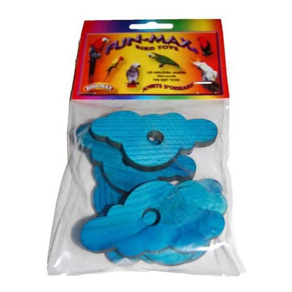 ZOOMAX JOUET C.S. OISEAUX 6 NUAGES EN PIN BLEU 1.5&#39;&#39; X 3&#39;&#39; 537