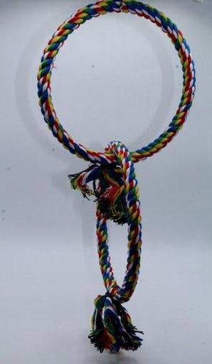 Anneau double en cotton pour petits et moyen oiseau 19cm