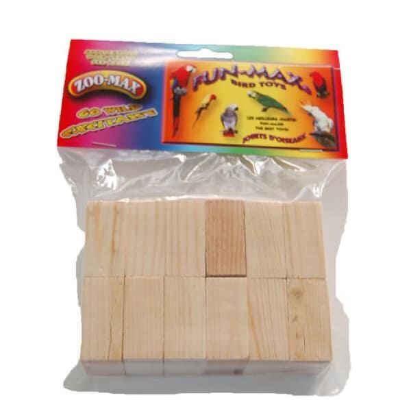 BLOCS NATUREL Pqt.12  .75&#39;&#39;HX1.5&#39;&#39;LX1.5&#39;&#39;L(T3/8) W802N