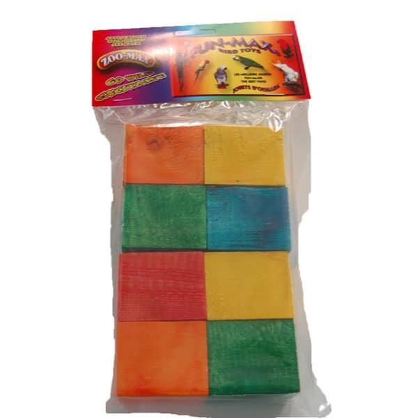 Blocs de Bois Pqt.8  1.75&#39;&#39;H X 1.50&#39;&#39;LA X 2&#39;&#39;LO (T1/2) W604