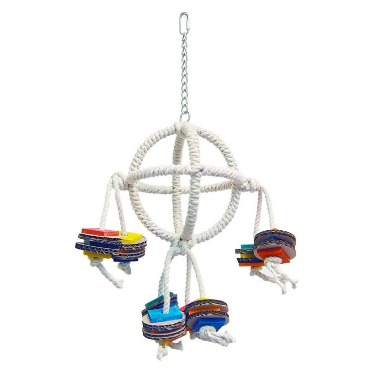 ZOOMAX JOUET C.S. OISEAUX SPHERE TRIPLE 7&#39;&#39; C.S. 940