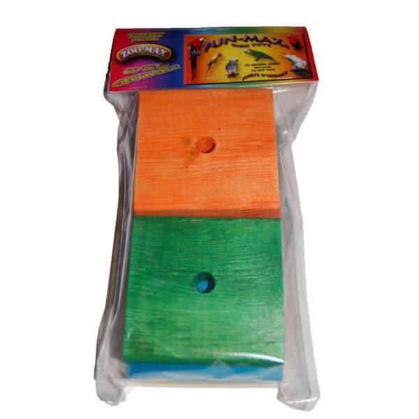 Blocs de Couleur Pqt.6 .625&#39;&#39;HX3.50&#39;&#39;LX3.50&#39;&#39;L (T1/2) W614