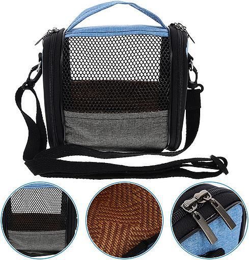 Sac de voyage pour oiseaux 11''x7''x8'', portable transparent léger
