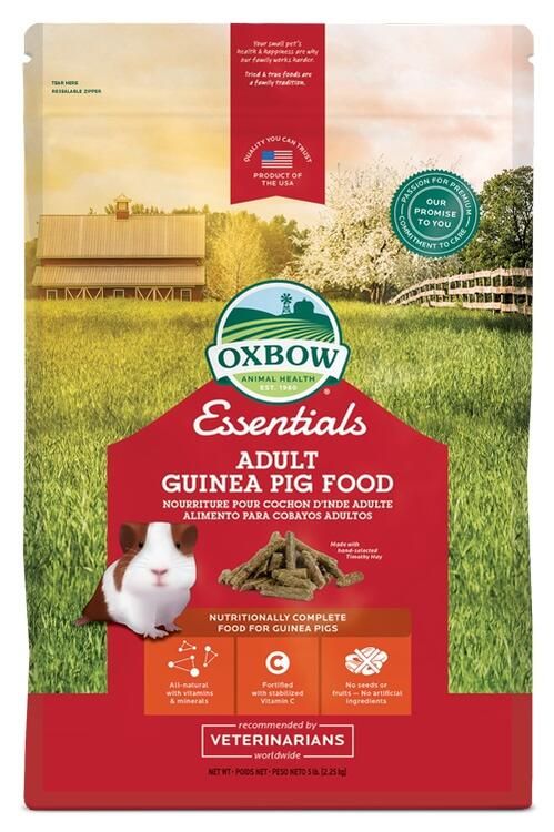 OXBOW RONGEUR NOURRITURE COCHON D&#39;INDE ADULTE 5LBS (CS=8)