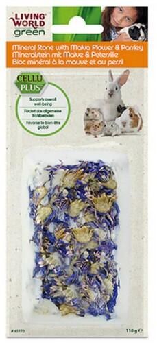 Bloc minéral LW Green, mauve et persil