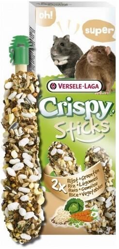 VL - CRISPY STICKS Hamster-Rat Riz &amp; Légumes 2x 55g