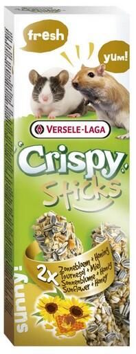 VL - CRISPY STICKS Gerbille-Souris Tournesol &amp; Miel 2x 55g