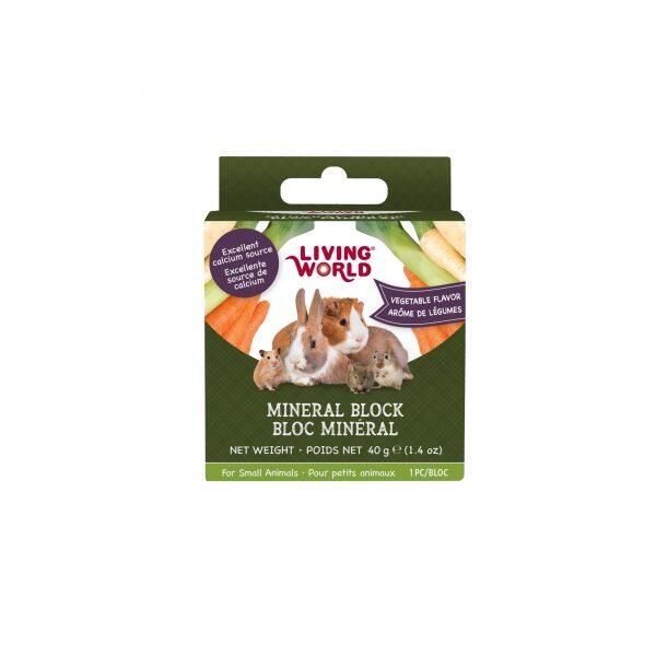 Bloc minéralLW petits ani.,légumes,40g