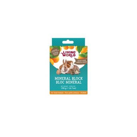 Bloc minéralLW petits ani., orange,40g
