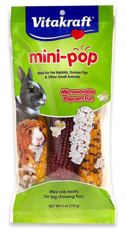 VK Mini Pop Indian Corn for SML Animals  6oz