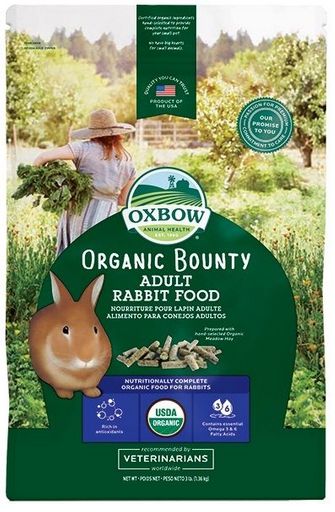 OXBOW RONGEUR NOURRITURE ORGANIC BOUNTY LAPIN 3LBS (CS=8)