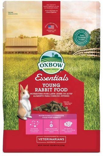 OXBOW RONGEUR NOURRITURE JEUNE LAPIN 5LBS (CS=8)